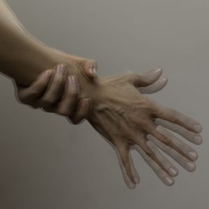 Trembling hand problem, nervous gesture